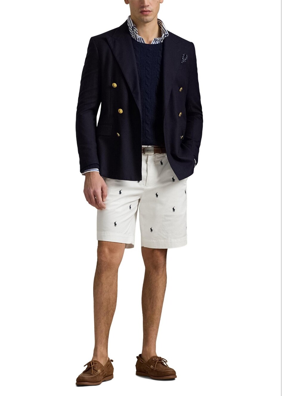 Polo RALPH LAUREN Mens 44 Tall -W ALL OVER PONY Newport SHORTS  Classic Fit
